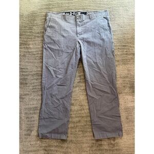 Dixxon D-Flexx Mens Work Pants 42x30 Charcoal Gray Chino Stretch Twill Trousers